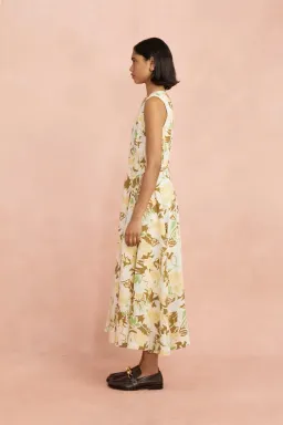Lovaan Pollyanna Dress Hilary Print Size 10 for rent on The Volte - image 3