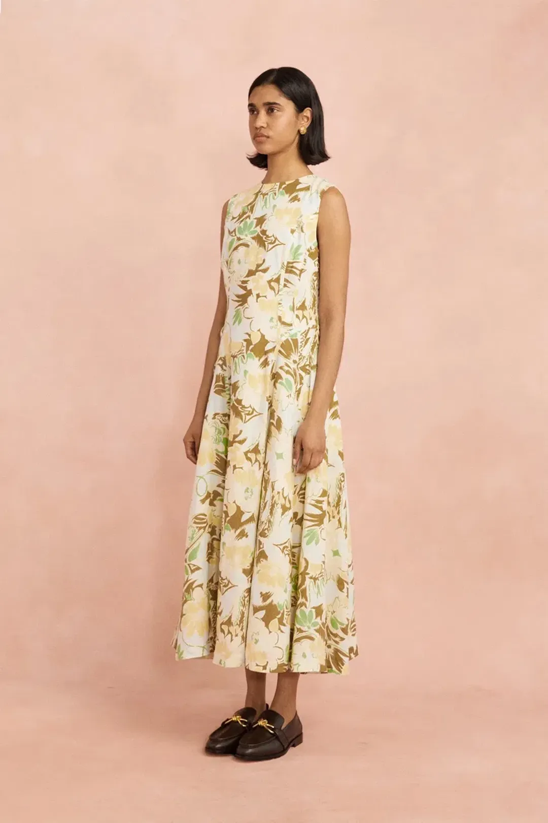 Lovaan Pollyanna Dress Hilary Print Size 10 for rent on The Volte - main image