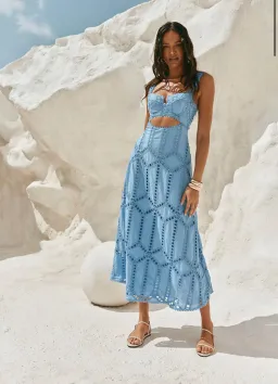 ZACO blue Camilla dress size XS (6)  for rent on The Volte - image 2