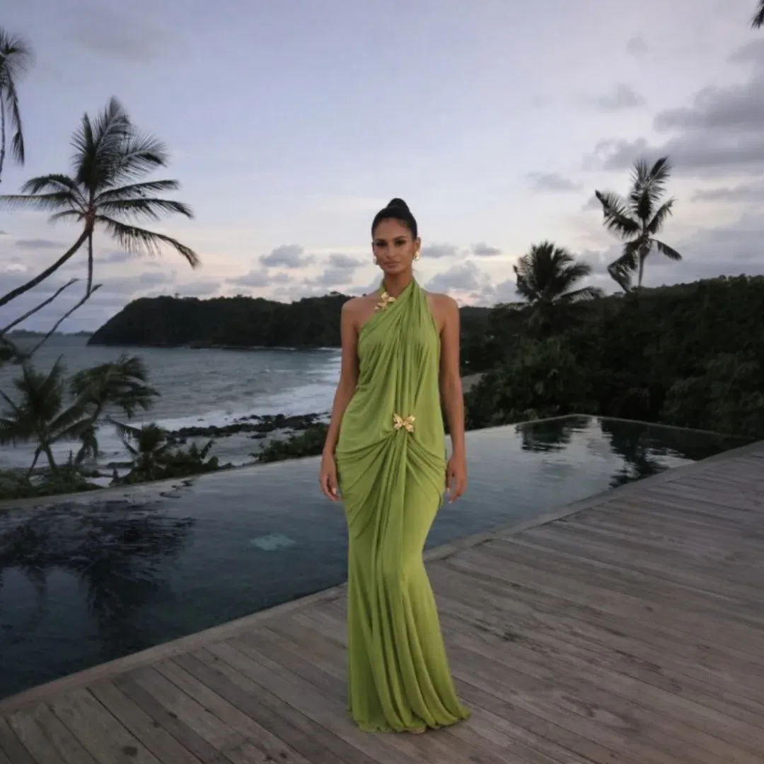 Abyss By Abby DEBUT Maxi In Green Size Small / 8 AU for rent on The Volte - main image
