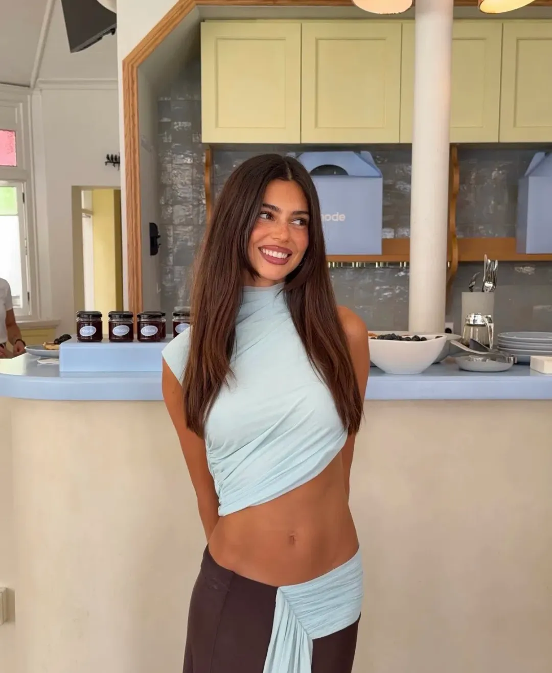 Bec & Bridge Conni Asym Midi Dress for rent on The Volte - main image