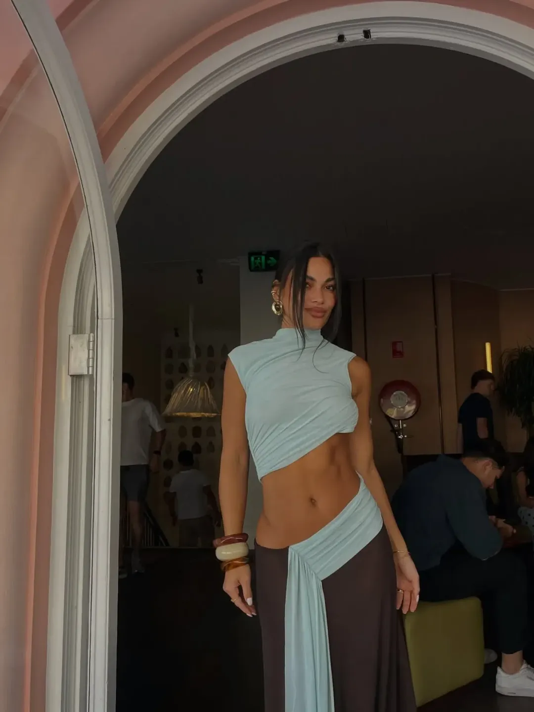 Bec & Bridge Conni Asym Midi Dress for rent on The Volte - main image