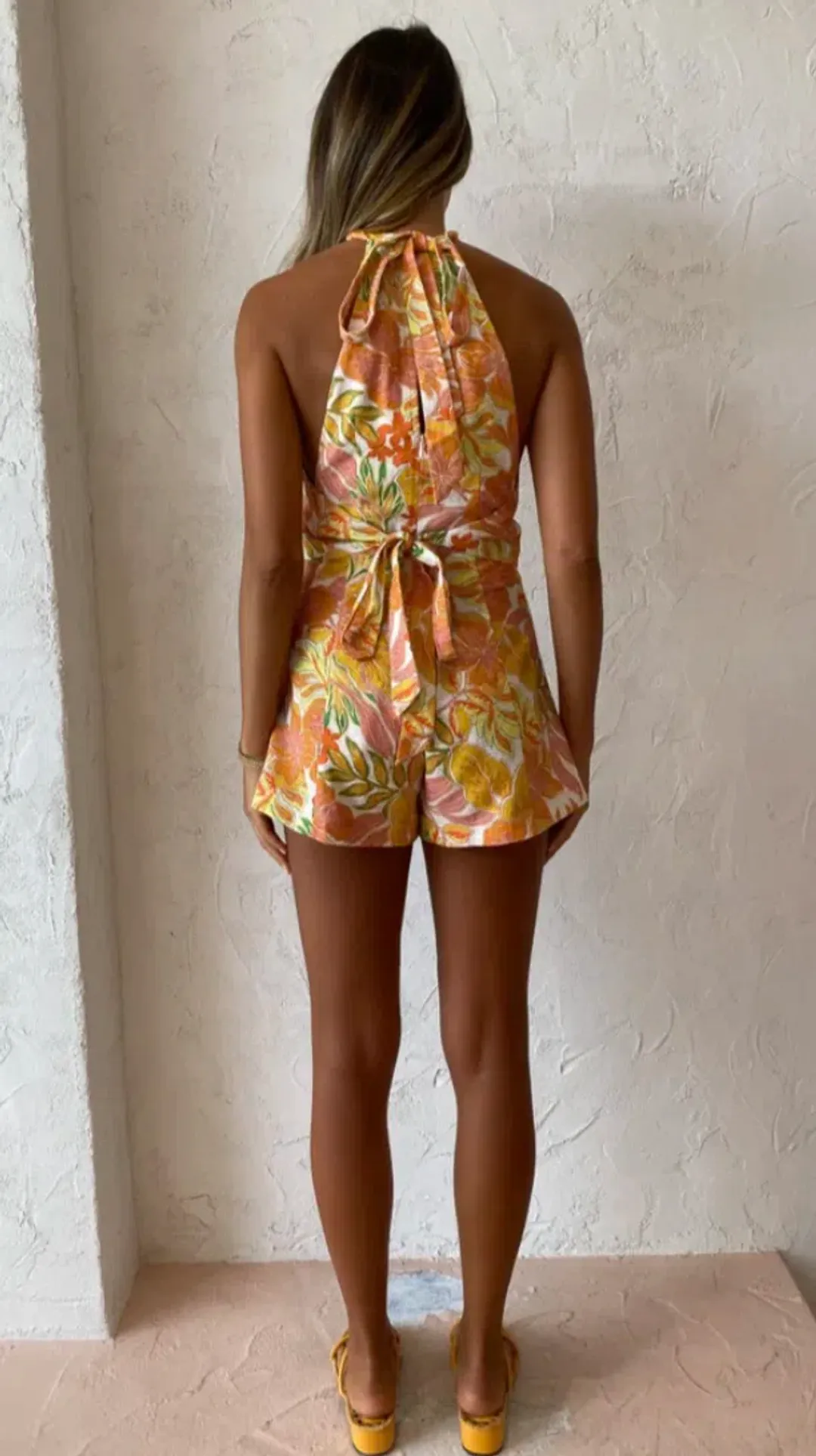 Issy Cruz Playsuit in Aloha for rent on The Volte - main image