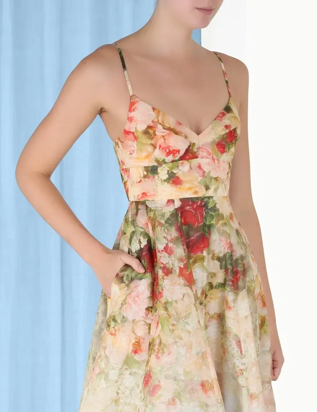 ZIMMERMANN LUMINOSITY PICNIC MIDI SIZE 3 for rent on The Volte - main image