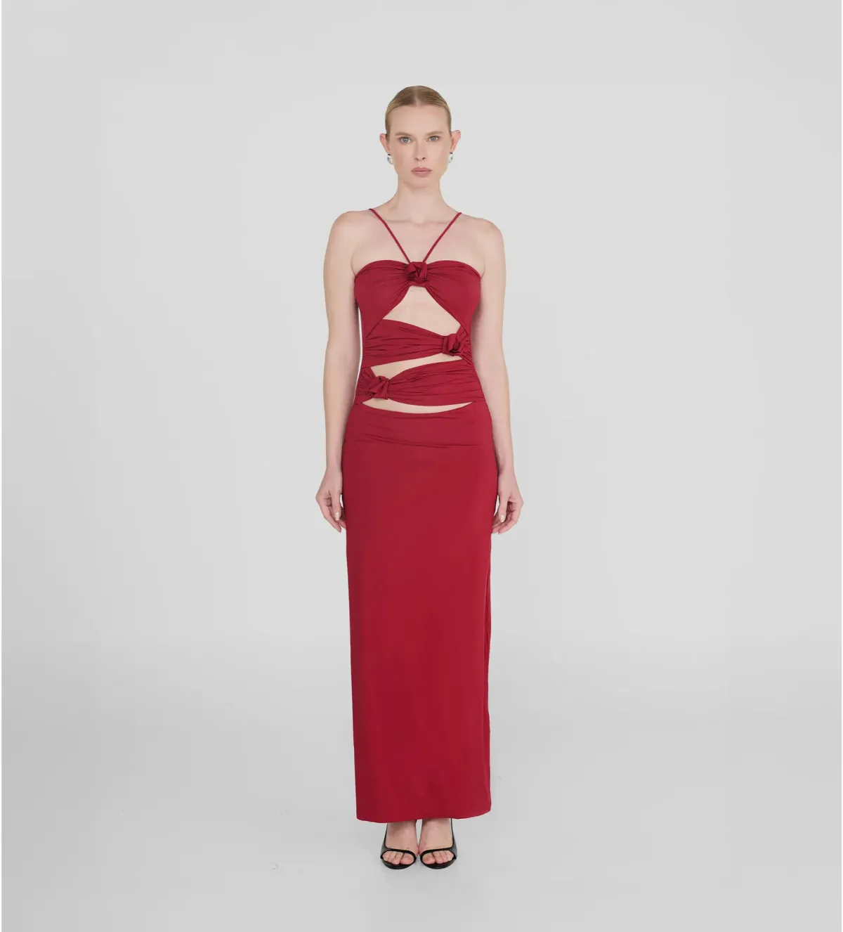 Maygel Coronel Veranera Dress in Carmesi One Size for rent on The Volte - main image