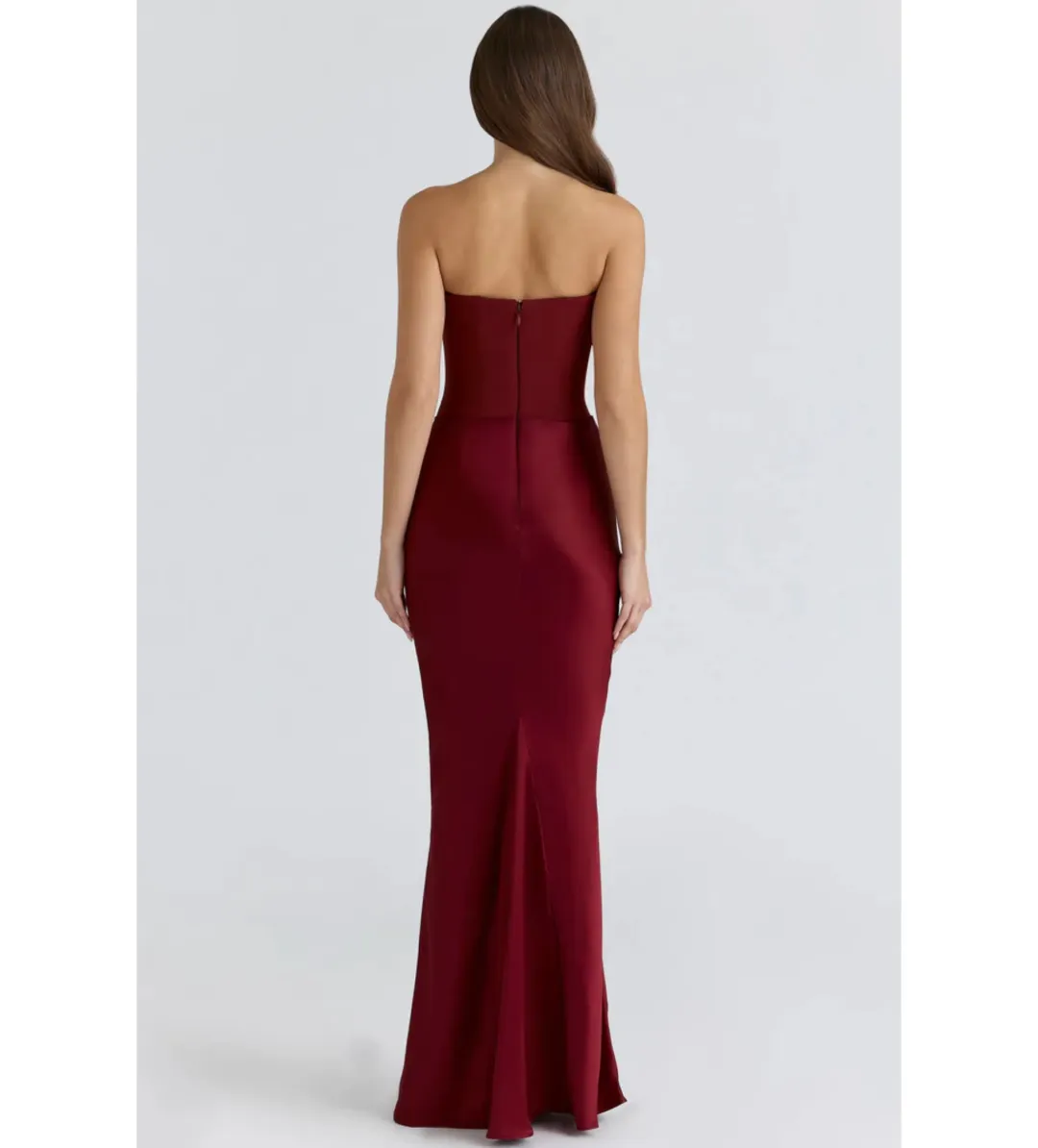 House of CB Persephone Dress in Wine Size M/AU10 for rent on The Volte - main image