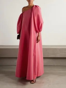 Nathalie off-the-shoulder taffeta gown for rent on The Volte - image 1