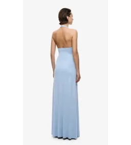 Misha Jennifer Cupro Maxi Dress in Cornflower Blue Size S/AU8 for rent on The Volte - image 3