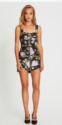 Alice McCall Wild Flowers Dress in black size 6 for rent on The Volte - image 2