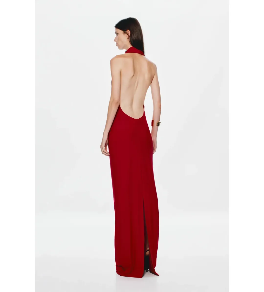 Misha Vanessa Jersey Maxi Dress in Cherry Size S/AU8 for rent on The Volte - main image