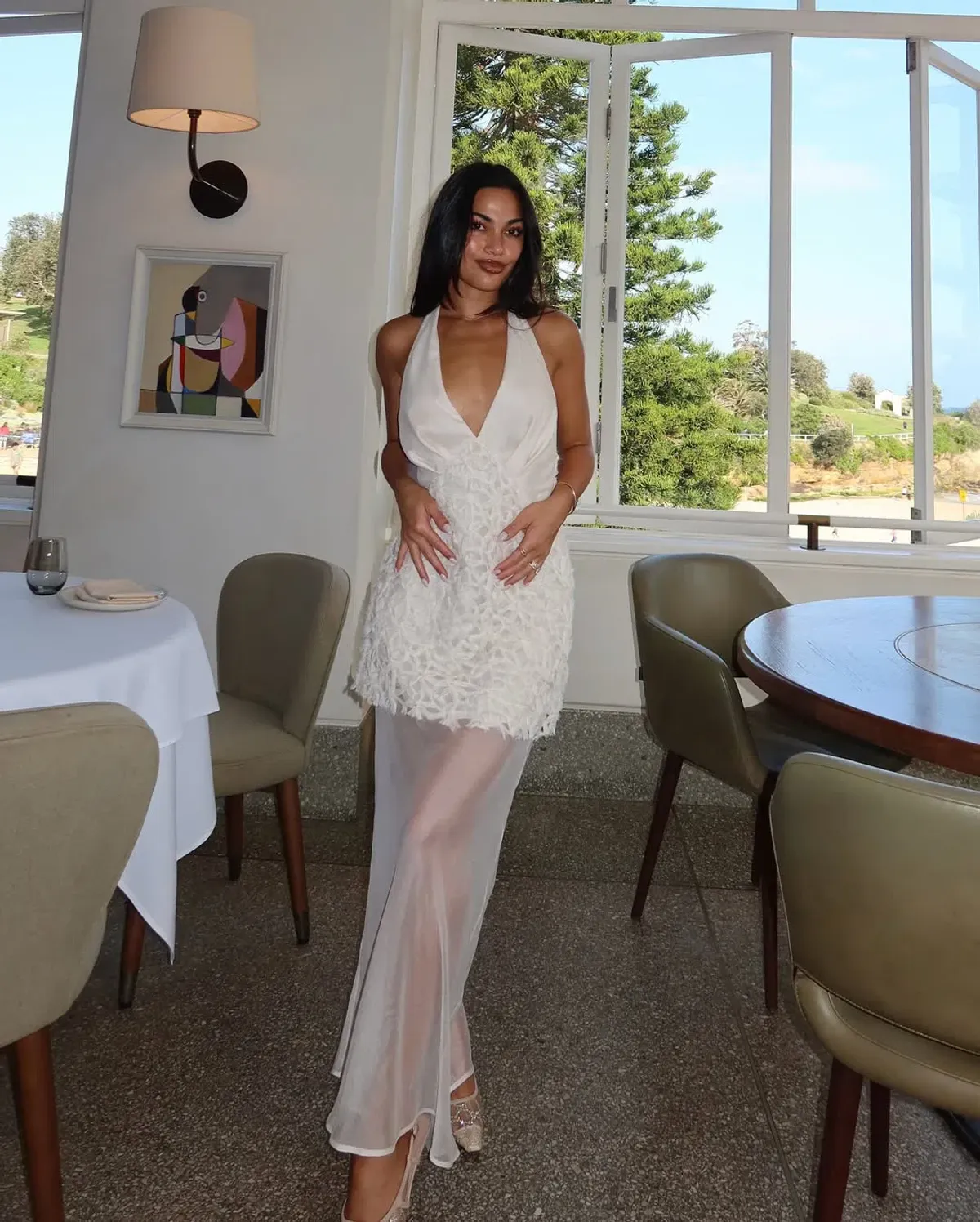 ONE FELL SWOOP - CLOE' DRESS - STAR JASMINE - SIZE M for rent on The Volte - main image