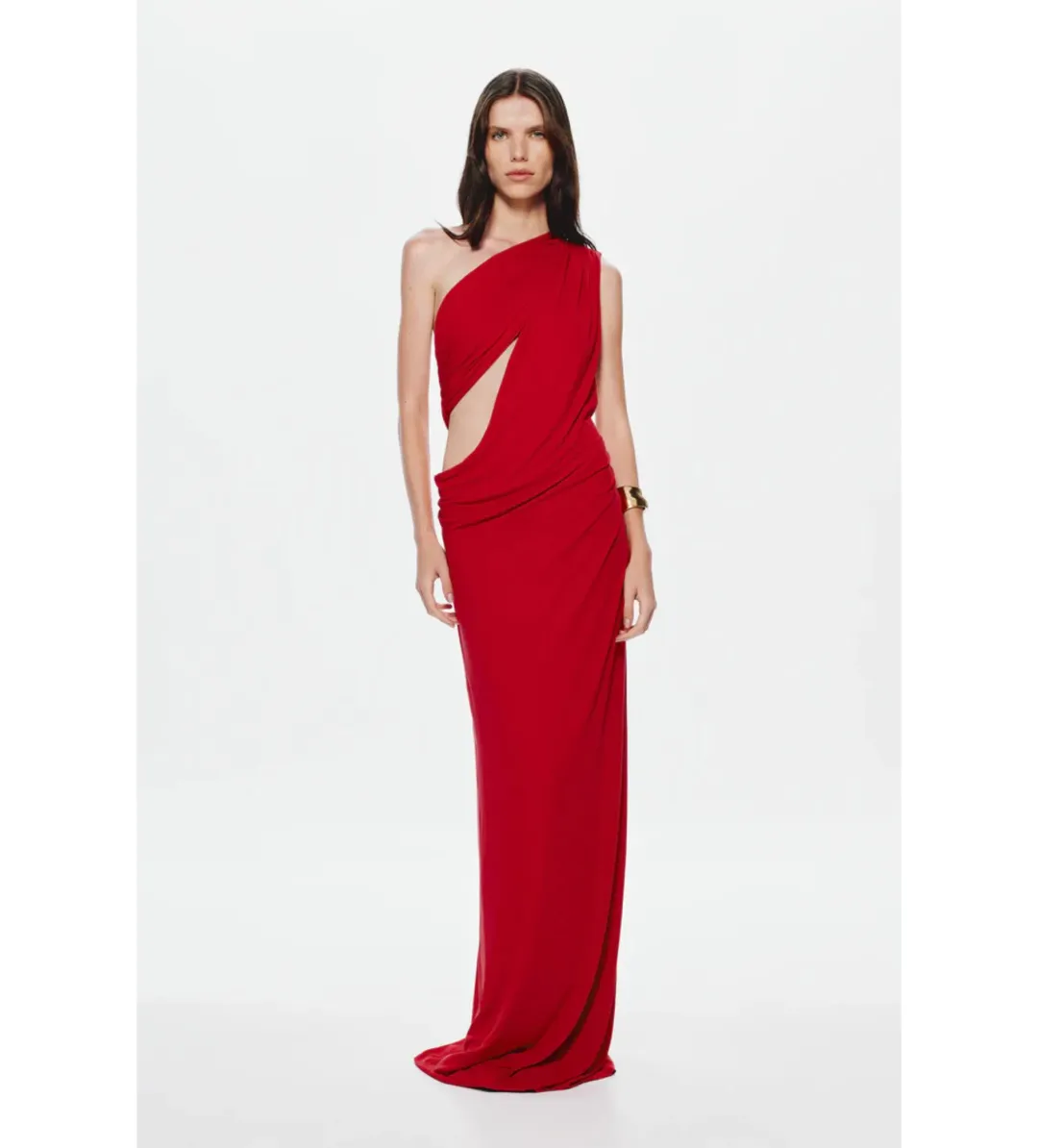 Misha Solstice Cupro Dress in Cherry Red Size S/AU8 for rent on The Volte - main image
