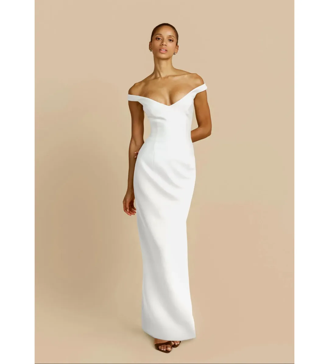Arcina Ori Ellery Maxi Dress Ivory Size S/AU 8 for rent on The Volte - main image