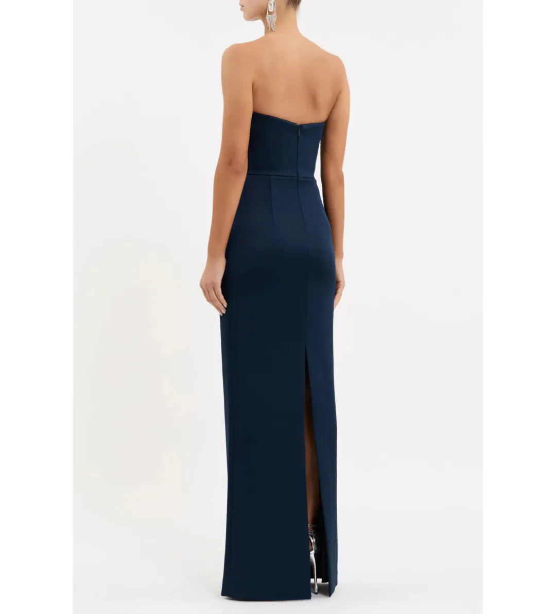 Rebecca Vallance Lessa Strapless Gown Navy Size 6 for rent on The Volte - main image