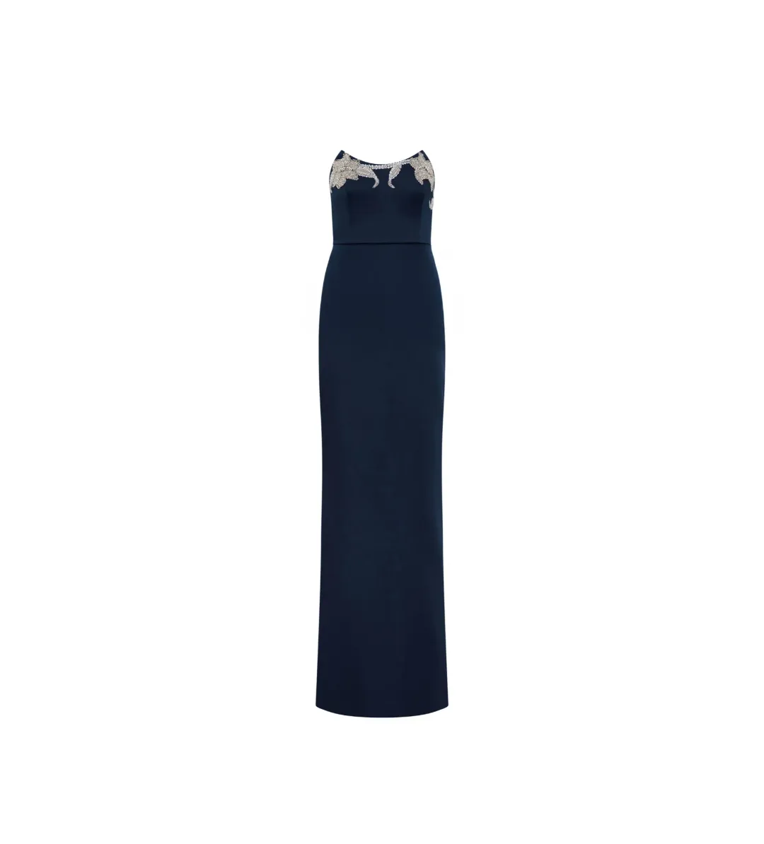 Rebecca Vallance Lessa Strapless Gown Navy Size 8 for rent on The Volte - main image