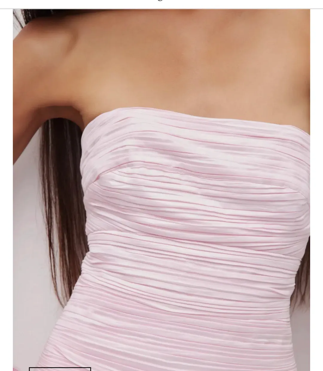 Violetta bubble hem maxi dress  for rent on The Volte - main image