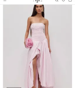 Violetta bubble hem maxi dress  for rent on The Volte - image 2