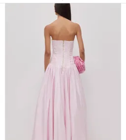 Violetta bubble hem maxi dress  for rent on The Volte - image 8