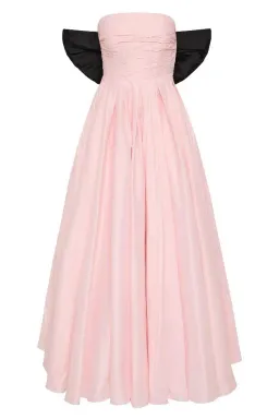 💕 New AJE Thea Bow Gown in Pink Tint & Black- Size 12 AU 💕 for rent on The Volte - image 5