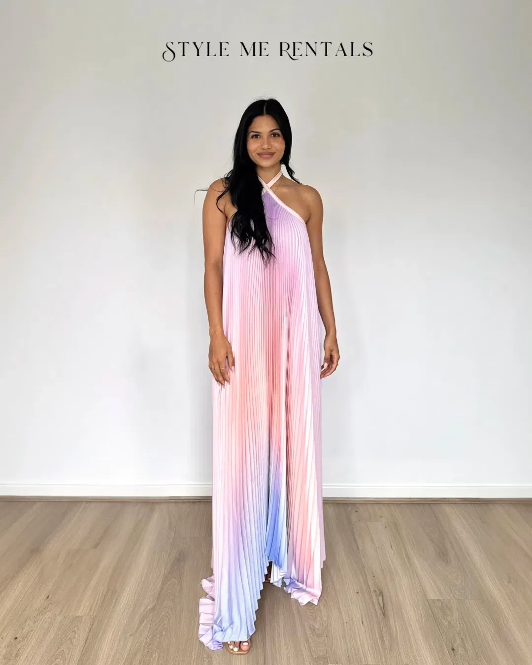 L'idee Deesse Gown Lilas Ombre Size 10 for rent on The Volte - main image