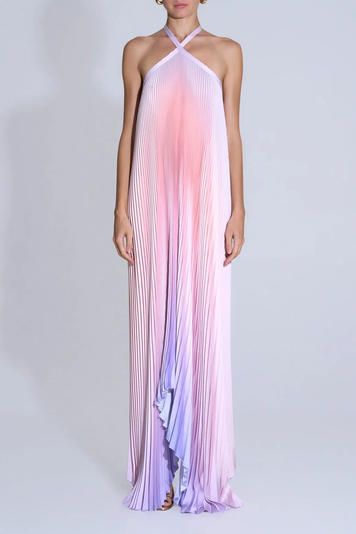 L'idee Deesse Gown Lilas Ombre Size 10 for rent on The Volte - main image