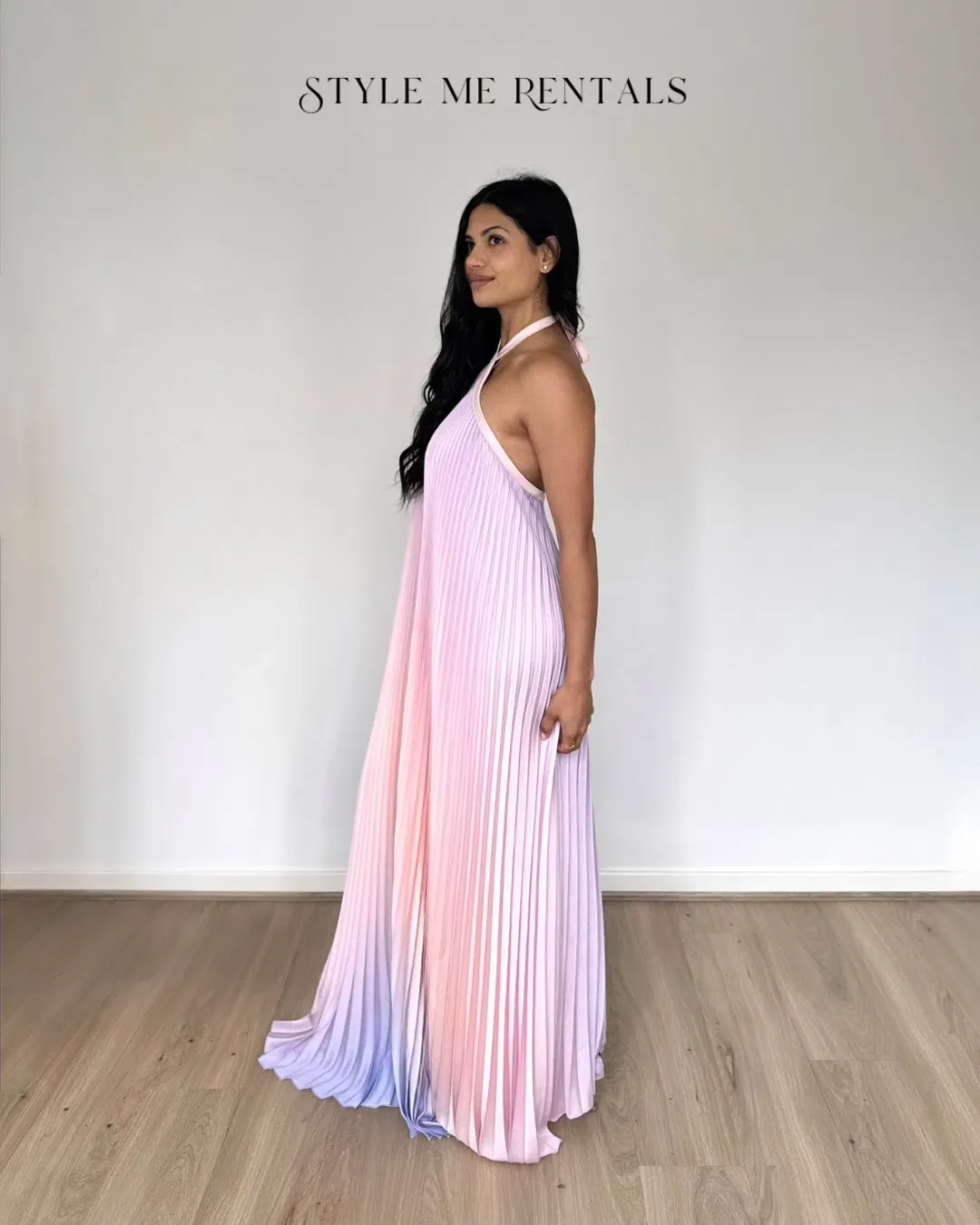 L'idee Deesse Gown Lilas Ombre Size 10 for rent on The Volte - main image