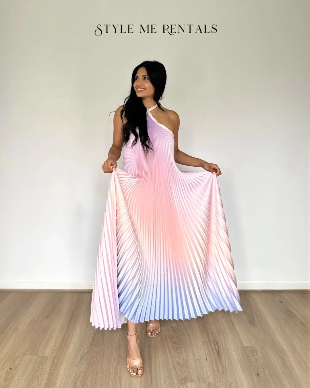 L'idee Deesse Gown Lilas Ombre Size 10 for rent on The Volte - main image