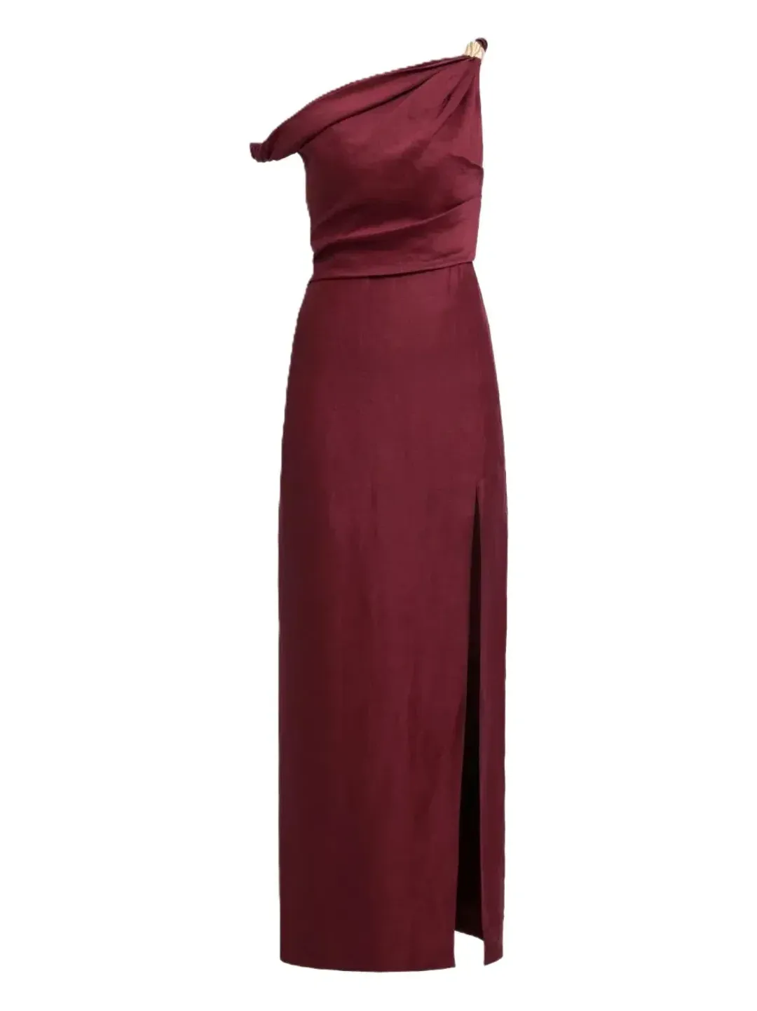 ❤️ New AJE Bridget Midi Dress – Plum Red – Size 8 (AU) ❤️ for rent on The Volte - main image