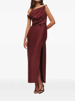 ❤️ New AJE Bridget Midi Dress – Plum Red – Size 8 (AU) ❤️ for rent on The Volte - image 1