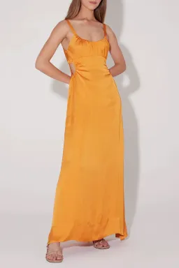 Hansen & Gretel Carlos Midi Silk Dress for rent on The Volte - image 1