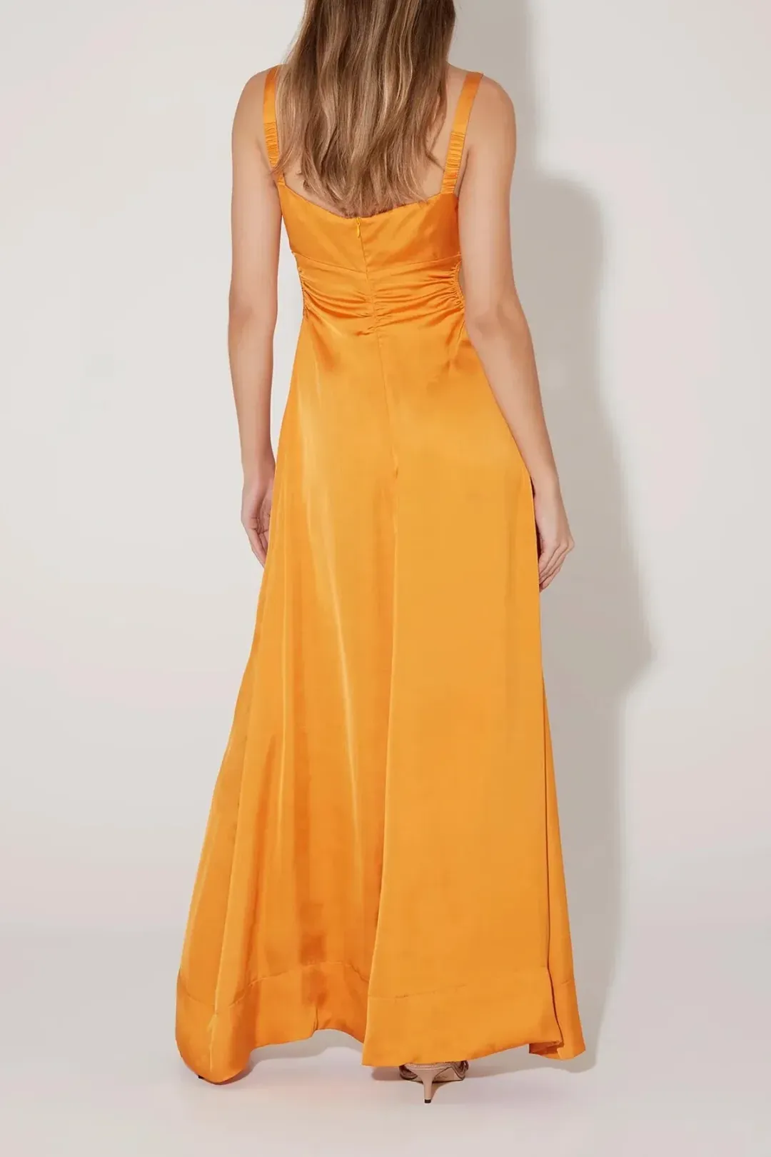 Hansen & Gretel Carlos Midi Silk Dress for rent on The Volte - main image