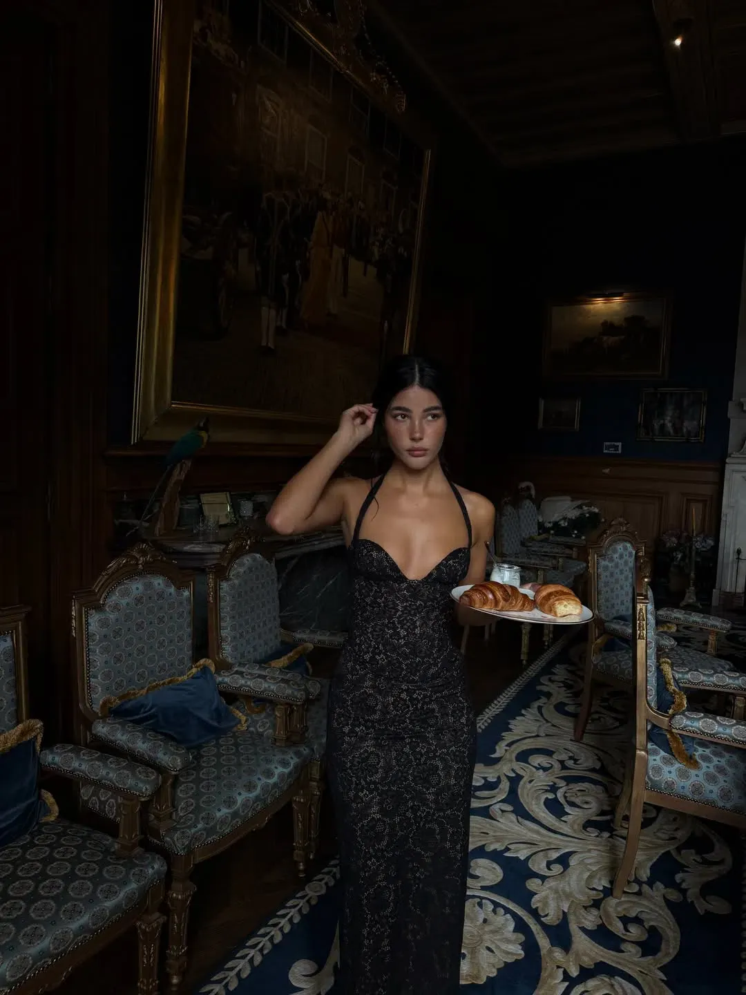 Fenity Monique Dress in Black Size XS for rent on The Volte - main image