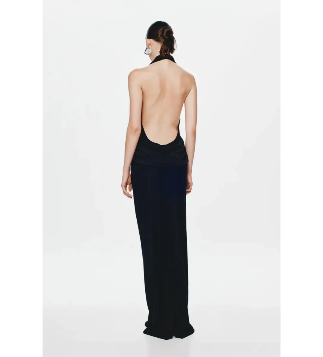 Misha Vanessa Jersey Maxi Dress in Black Size S/AU8 for rent on The Volte - main image