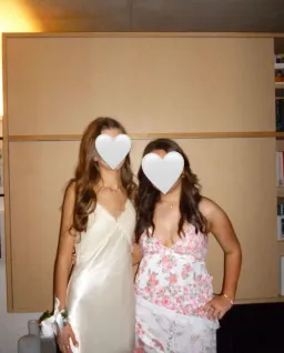 The Elias Satin Linen Dress for rent on The Volte - image 4