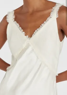 The Elias Satin Linen Dress for rent on The Volte - image 3