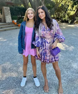 Zimmermann The Lyre Billow Mini Dress in Purple Palm Size 0 AU 8 for rent on The Volte - image 2