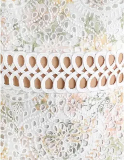 ZIMMERMANN AMELIE EMBROIDERED MIDI DRESS | Size OP AU 6 for rent on The Volte - image 3