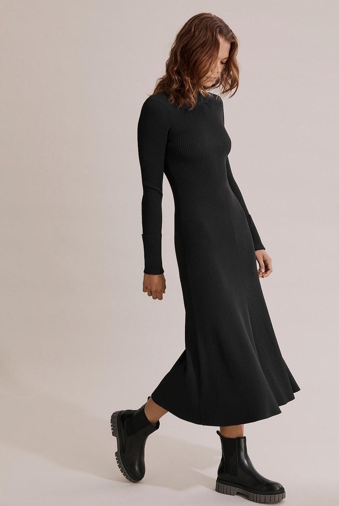 Split Front Knit Dress for rent on The Volte - main image