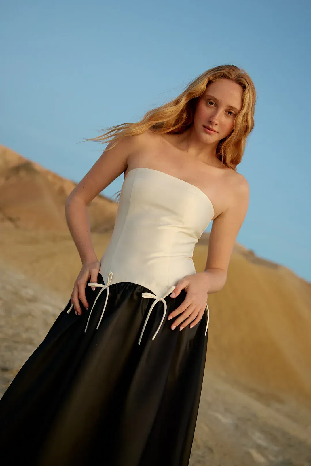 Aston Studio MARGUERITE GOWN NERO ANTIQUE for rent on The Volte - main image