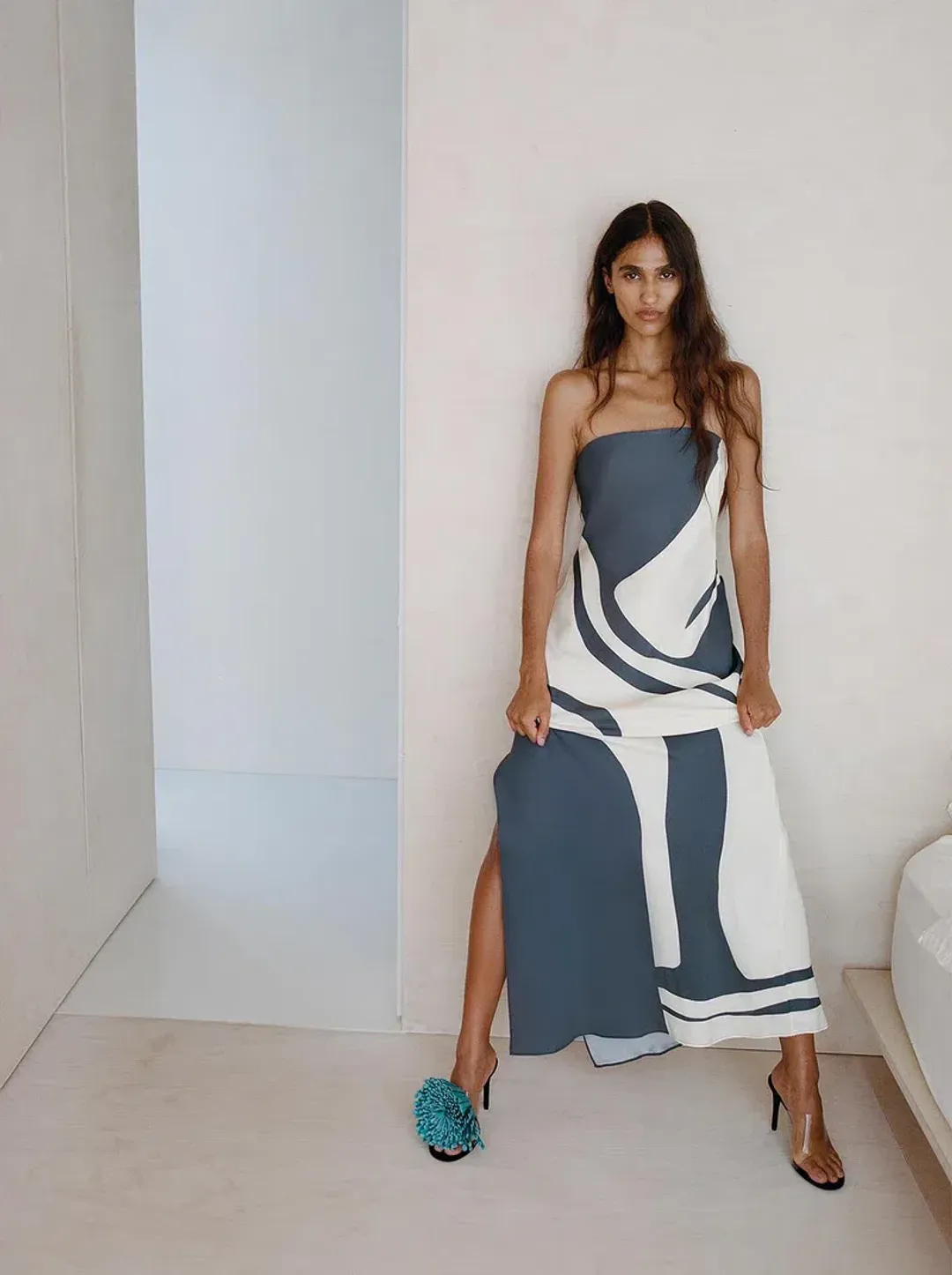 SIR Lilou Strapless Dress for rent on The Volte - main image