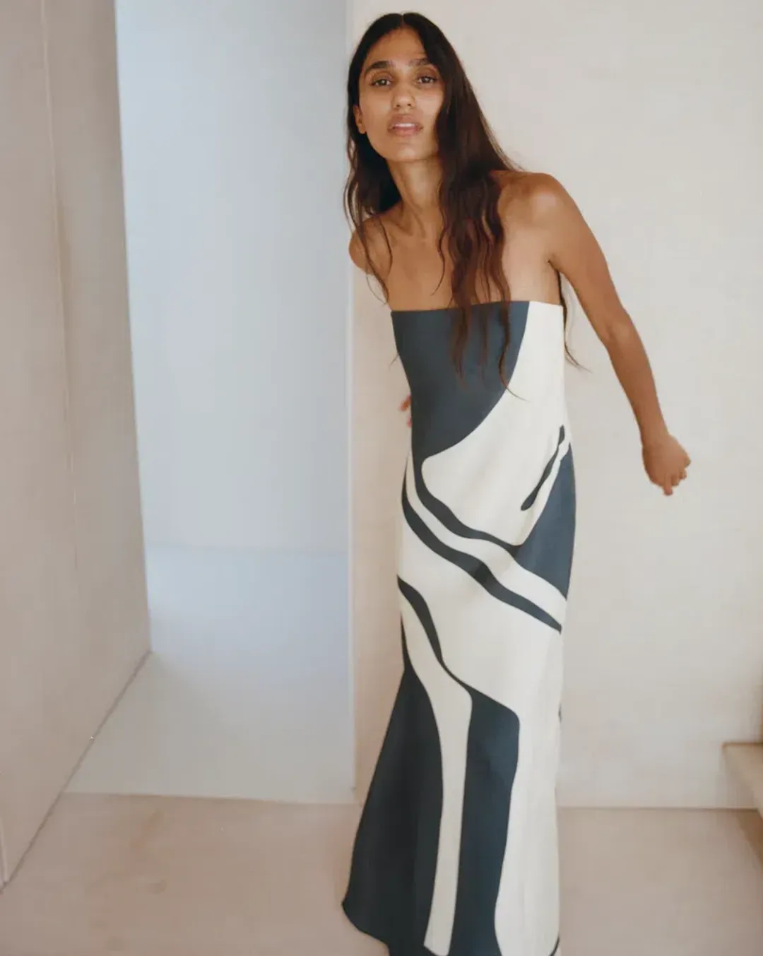 SIR Lilou Strapless Dress for rent on The Volte - main image