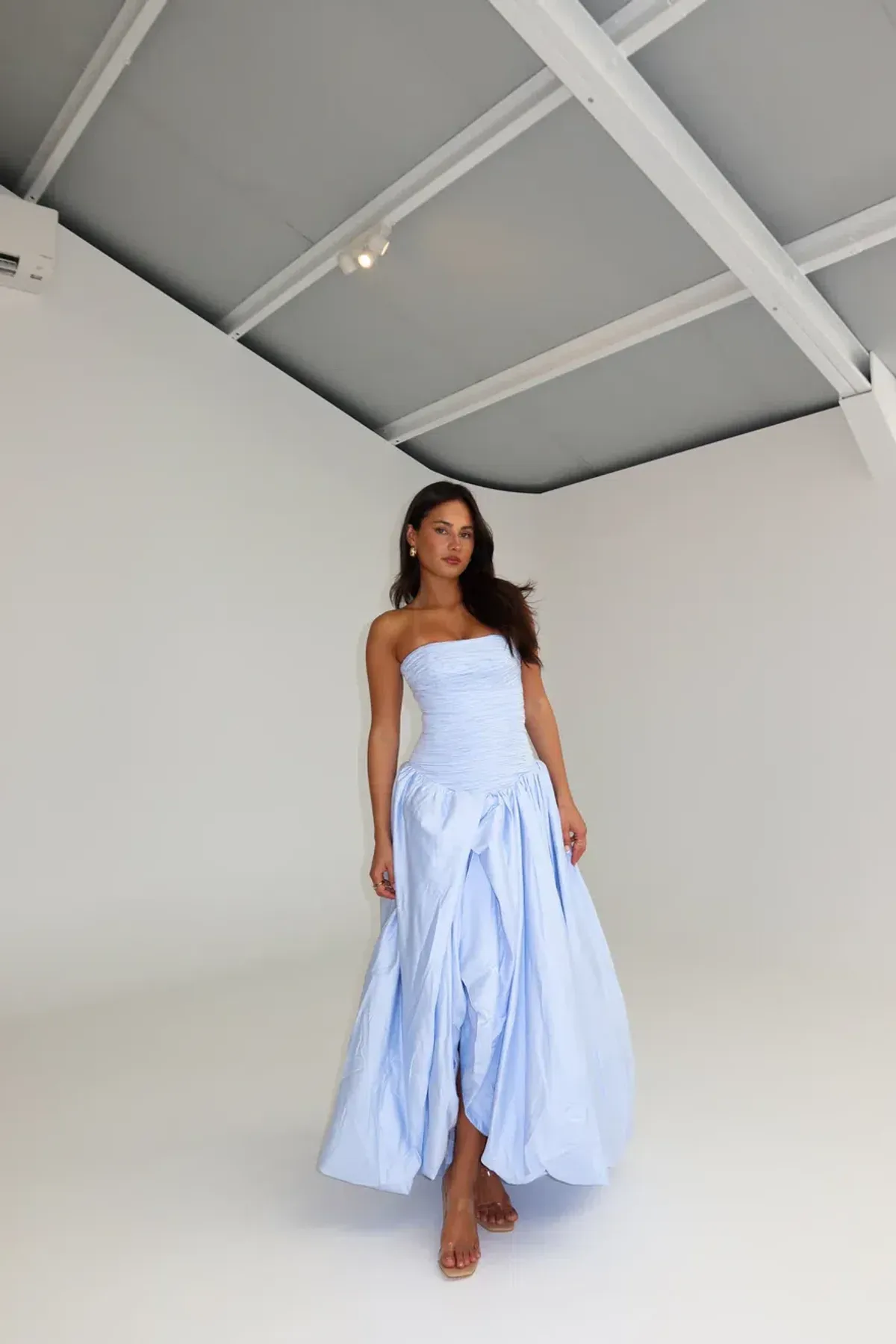 AJE BUBBLE HEM MAXI PEARL BLUE 10 for rent on The Volte - main image