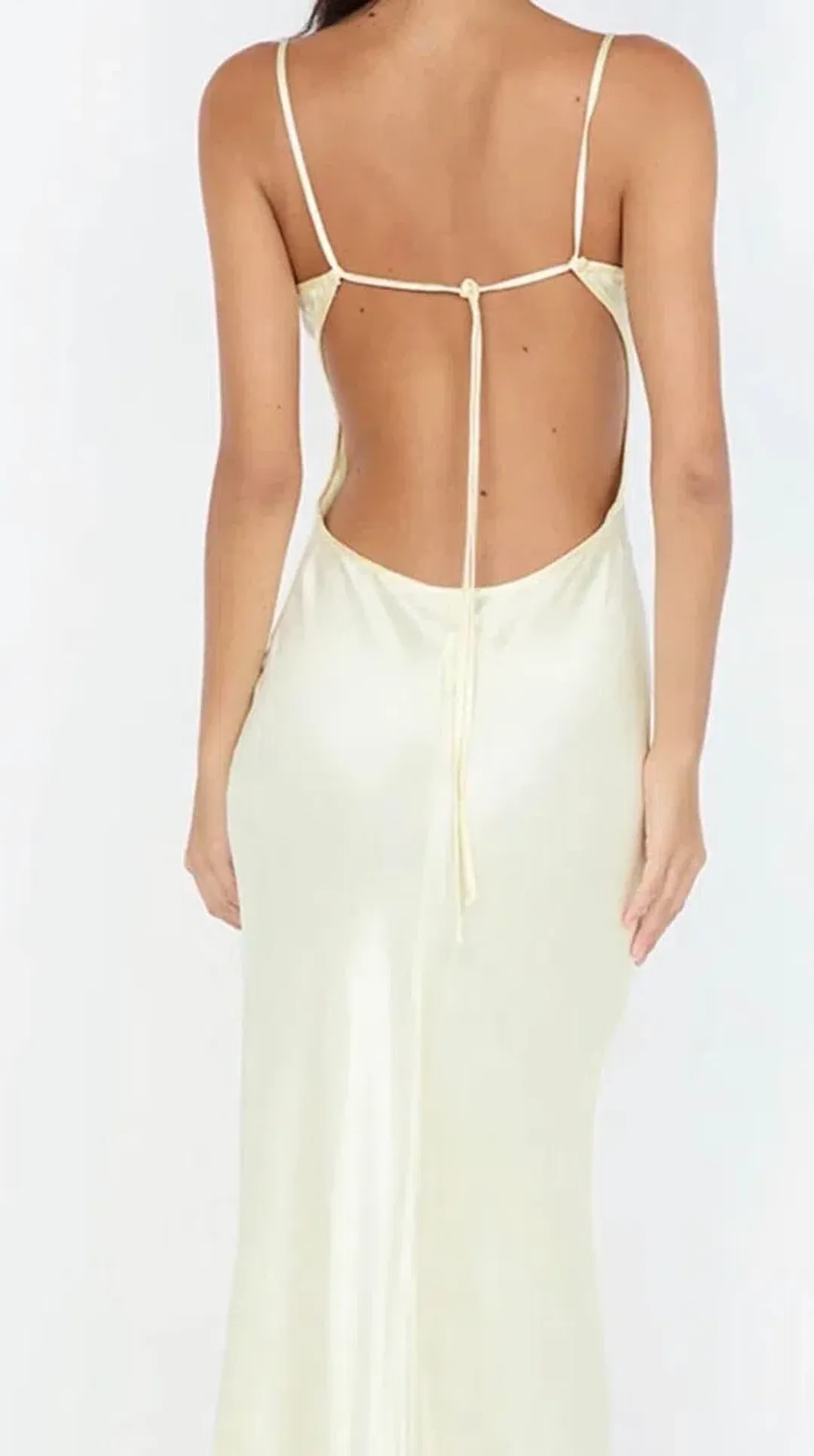 BEC + BRIDGE CEDAR CITY MAXI IN ICE YELLOW SIZE 10 for rent on The Volte - main image