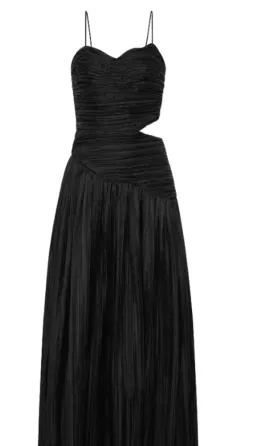 Aje Laurier Wave Maxi Dress black size 10 for rent on The Volte - image 9