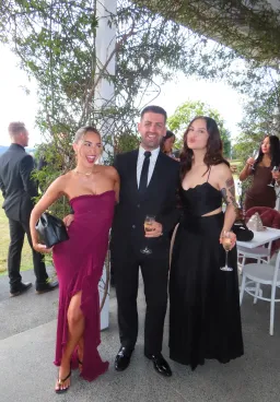Aje Laurier Wave Maxi Dress black size 10 for rent on The Volte - image 3