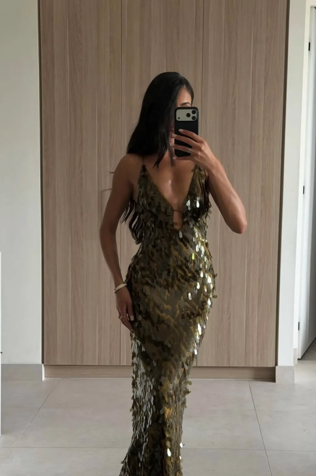 Misha THE SAPPHIRE SEQUIN DRESS for rent on The Volte - main image