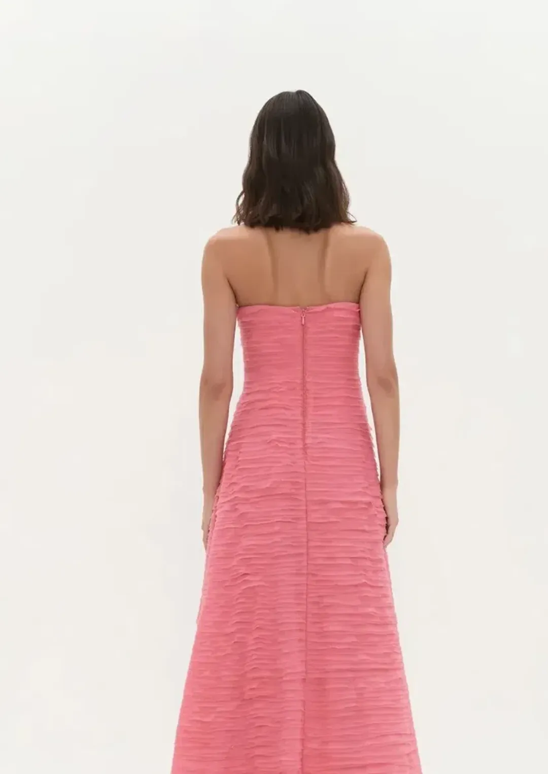 Aje Soundscape Maxi Dress Guava Pink 14 for rent on The Volte - main image