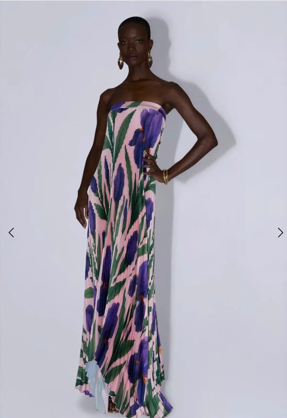 L’IDEE BISOUS STRAPLESS GOWN - IRIS GARDEN for rent on The Volte - main image