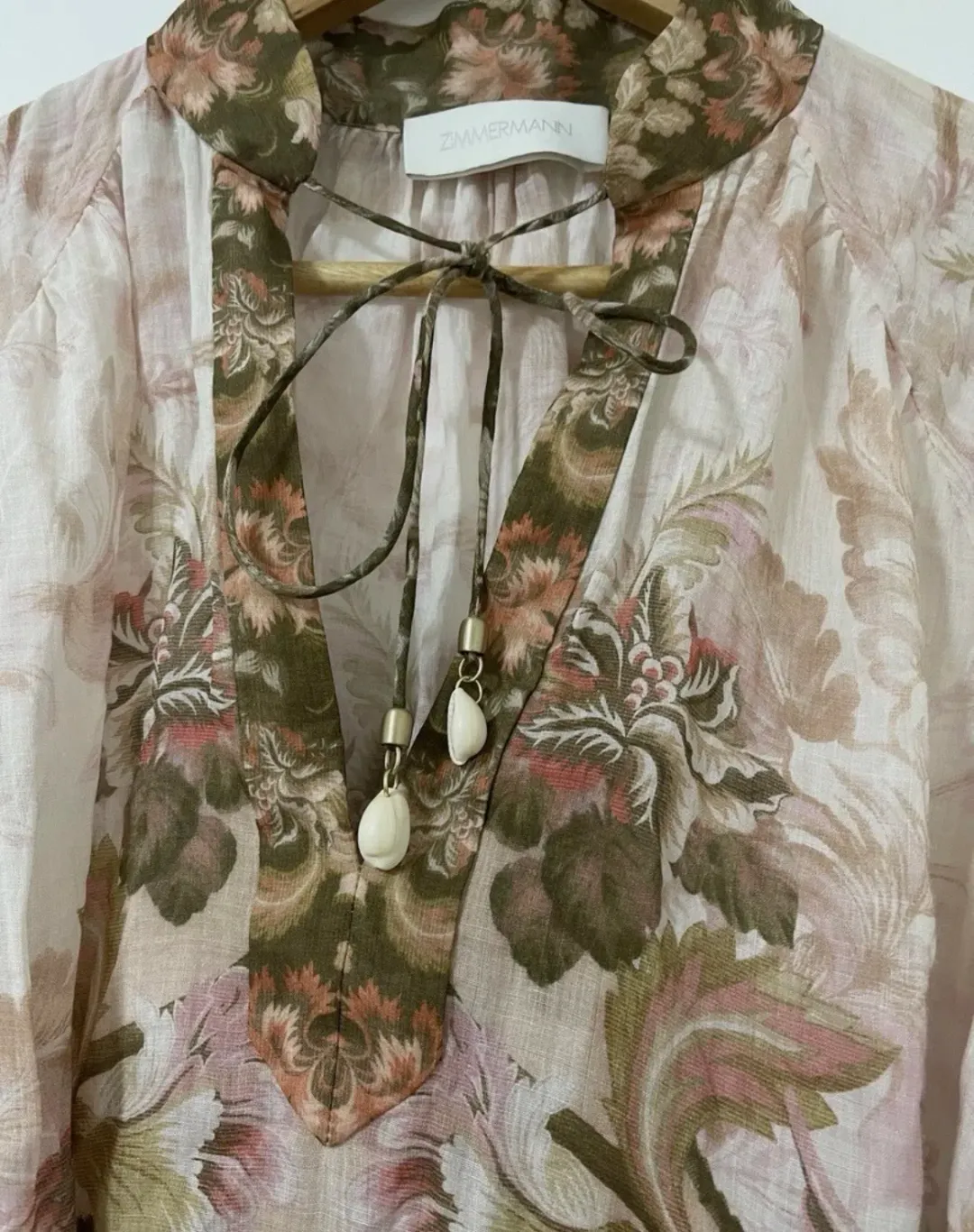 Zimmermann Lyre Tiered Midi Dress (Sz 0) for rent on The Volte - main image