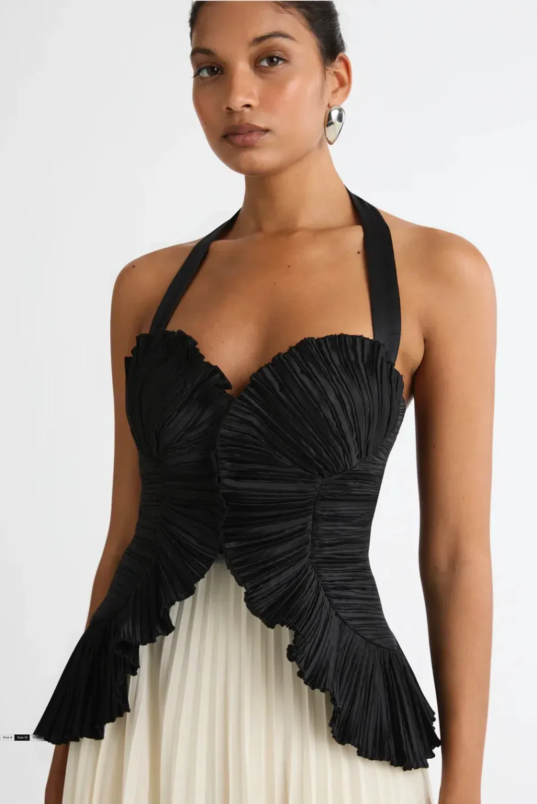 Sheike SORAYA MAXI DRESS Black & White size 10 for rent on The Volte - main image